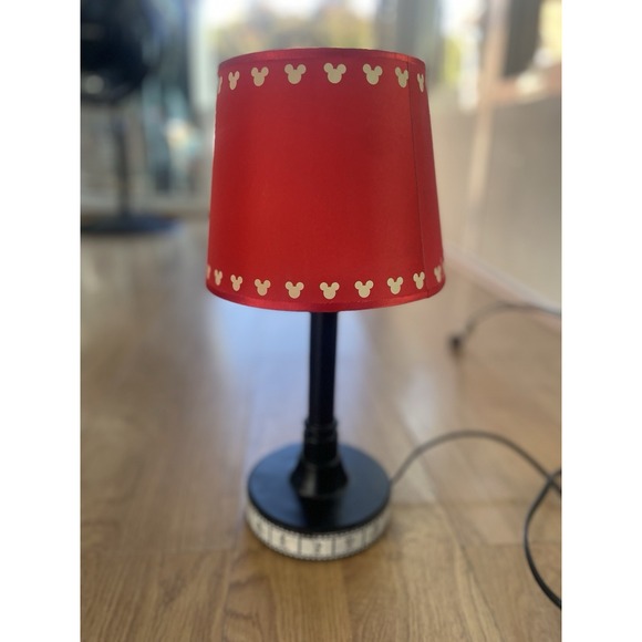 Mickey Mouse Film Strip Red Lamp - Picture 5 of 15